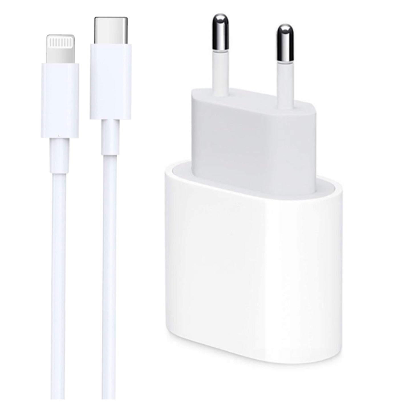 Cargador apple 20W USB-C y Lightning